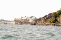Devon coast a view from a boat Royalty Free Stock Photo