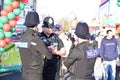 Devon and Cornwall police officers Royalty Free Stock Photo