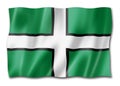 Devon County flag, UK Royalty Free Stock Photo