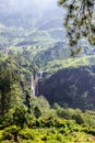 Devon waterfall in Nuwara Eliya, Sri Lanka.