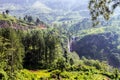 Devon waterfall in Nuwara Eliya, Sri Lanka.