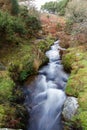 Devonport Leat, old channel carrying water, Dartmoor England. Royalty Free Stock Photo