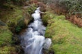 Devonport Leat, old channel carrying water, Dartmoor England. Royalty Free Stock Photo