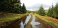 Devonport Leat , Dartmoor National Park,  devon Royalty Free Stock Photo