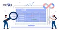 DevOps concept Software engineering culture Computer system administration Royalty Free Stock Photo