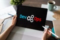 DevOps - development cycles of Automation and monitoring at all steps of software construction.