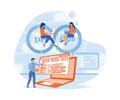 DevOps engineers web design with people.