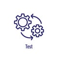 DevOps Icon - Dev Ops Icon Showing an aspect of the process