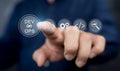 DevOps software development concept. IT operations, high software quality and software development Royalty Free Stock Photo
