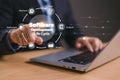 DevOps software development and IT operations concept. Royalty Free Stock Photo