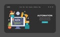 DevOps web banner or landing