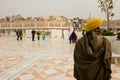 Devotee of The Golden Temple of Amritsar, Punjab, India Royalty Free Stock Photo