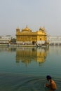 A Devotee of The Golden Temple of Amritsar, Punjab, India Royalty Free Stock Photo