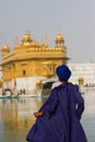 A Devotee of The Golden Temple of Amritsar, Punjab, India Royalty Free Stock Photo