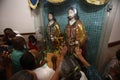 Devotee of Sao Cosme end Damiao during mass