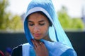 Devotee Sikh praying Royalty Free Stock Photo