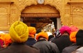 Devotees at Golden Temple, Amritsar, India. Sikh Religion