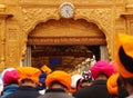 Devotees at Golden Temple, Amritsar, India. Sikh Religion