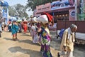 Kolkata: Devotees Arrive All Over The India At Babughat Transit Camp