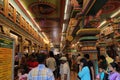 Devotees inside the Arulmigu Manakula Vinayagar Temple in Puducherry, India