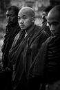 The Devotees of Mahabodhi Temple, Bodh Gaya, India