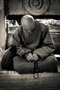 The Devotees of Mahabodhi Temple, Bodh Gaya, India