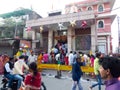 Devotees at Mahalaxmi Temple Indore-India