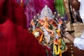 Devotees offer prayers on the occasion of Ganesh Chaturthi festival, in Guwahati, Assam, India on 19 September 2023. Ganesh Chatu