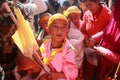 Devotees take ritualistic parade