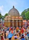 Devotees visiting the Kamakhya temple during Ambubachi mela.