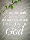 So do not fear from bible verse design for Christianity.