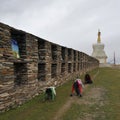 Devotional Prostration In Tibet