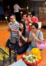 Chiang Mai, TH: Thais Praying at Wat Doi Suthep