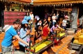 Chiang Mai,TH: People Praying at Wat Doi Suthep