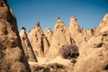 Devrent mountain valley in Cappadocia landscape