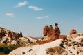 Devrent valley camel shaped rock formation in Cappadocia, Turkey Royalty Free Stock Photo