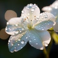 Dew on the Delicate Petal