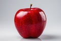 Dew-Kissed Crispness: Wet Apple. Generative AI