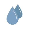 Dewdrop Line Style vector icon which can easily modify or edit