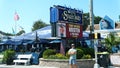 Dewey Beach, Delaware, U.S.A - August 18, 2023 - The famous Starboard restaurant and bar in town