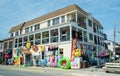 Dewey Beach, Delaware, U.S - July 8, 2023 - The colorful ocean surf and gift shop on Route 1