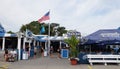 Dewey Beach, Delaware, U.S - July 4, 2023 - The front view of the famous Starboard restaurant and bar