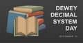 Dewey Decimal System Day background