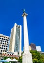 Dewey Monument, a victory column on Union Square in San Francisco, California