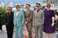 Dexter Fletcher, Elton John, Taron Egerton, Richard Madden & Bryce Dallas Howard Royalty Free Stock Photo