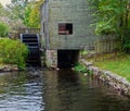The Dexter Grist Mill Built in 1654 Royalty Free Stock Photo