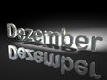 Dezember Royalty Free Stock Photo