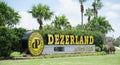 Dezerland Action Park Street Sign, Orlando, Florida