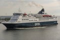 DFDS ferry Crown Seaways entering Copenhagen harbour