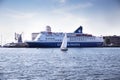 DFDS Seaways cruis ship in Oslo Harbour